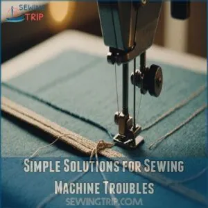 Simple Solutions for Sewing Machine Troubles