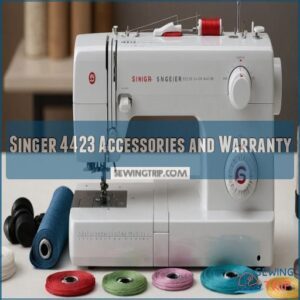 Singer 4423 Accessories and Warranty