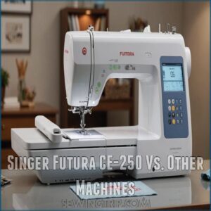 Singer Futura CE-250 Vs. Other Machines