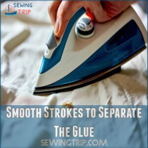 Smooth Strokes to Separate The Glue