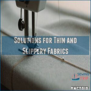 Solutions for Thin and Slippery Fabrics