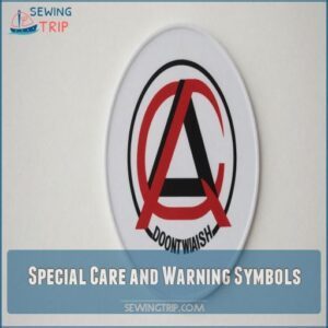 Special Care and Warning Symbols