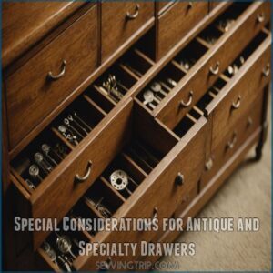 Special Considerations for Antique and Specialty Drawers