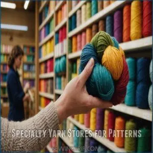 Specialty Yarn Stores for Patterns