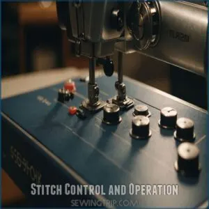 Stitch Control and Operation