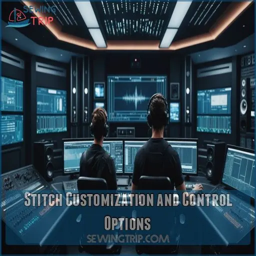 Stitch Customization and Control Options