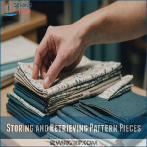 Storing and Retrieving Pattern Pieces