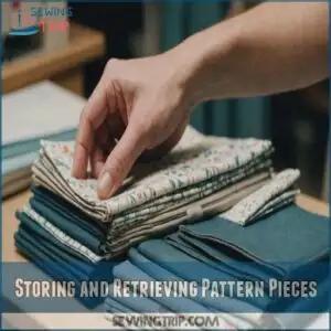 Storing and Retrieving Pattern Pieces