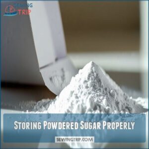 Storing Powdered Sugar Properly