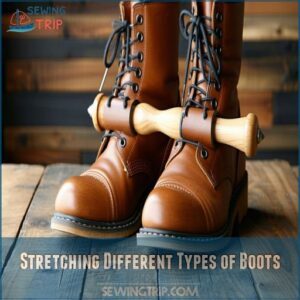 Stretching Different Types of Boots