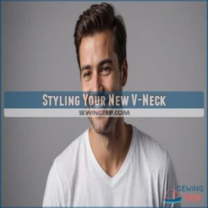 Styling Your New V-Neck