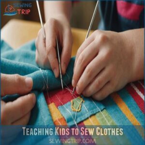 Teaching Kids to Sew Clothes