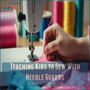 Teaching Kids to Sew With Needle Guards