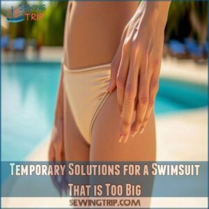 Temporary Solutions for a Swimsuit That is Too Big