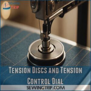 Tension Discs and Tension Control Dial