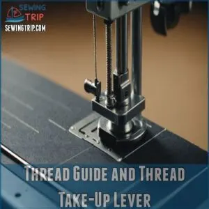 Thread Guide and Thread Take-Up Lever