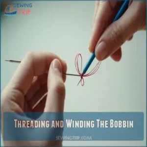 Threading and Winding The Bobbin