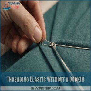 Threading Elastic Without a Bodkin