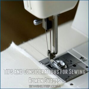 Tips and Considerations for Sewing Roman Shades