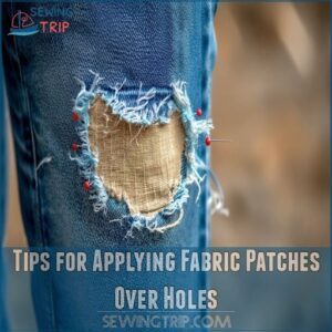 Tips for Applying Fabric Patches Over Holes