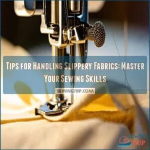 tips for handling slippery fabrics