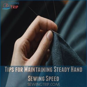 Tips for Maintaining Steady Hand Sewing Speed