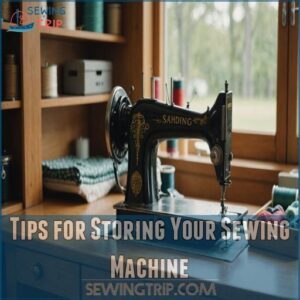 Tips for Storing Your Sewing Machine