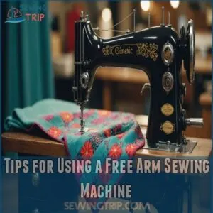 Tips for Using a Free Arm Sewing Machine