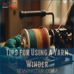 Tips for Using a Yarn Winder