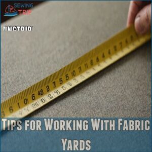 Tips for Working With Fabric Yards