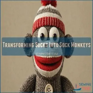 Transforming Socks Into Sock Monkeys