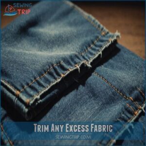 Trim Any Excess Fabric