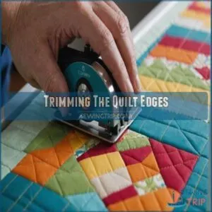 Trimming The Quilt Edges