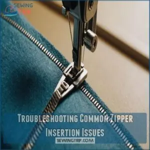 Troubleshooting Common Zipper Insertion Issues