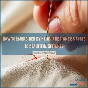 tutorialshow to embroider by hand