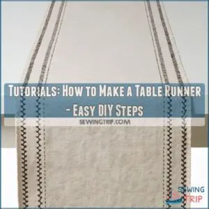 tutorialshow to make a table runner