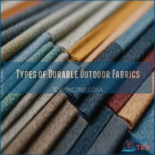 Types of Durable Outdoor Fabrics