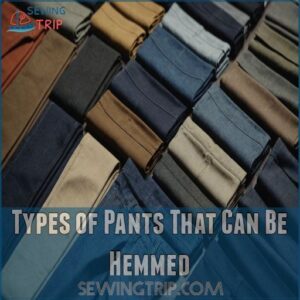 Types of Pants That Can Be Hemmed