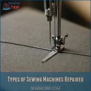 Types of Sewing Machines Repaired