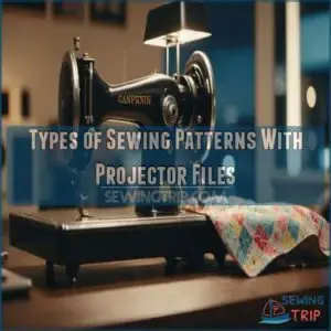 Types of Sewing Patterns With Projector Files