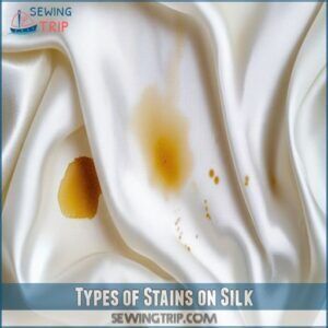 Types of Stains on Silk Types of Stains on Silk