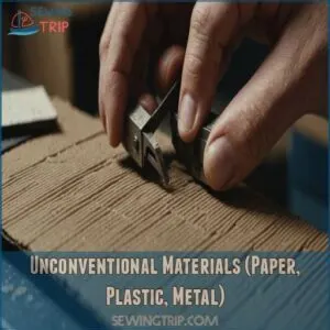 Unconventional Materials (Paper, Plastic, Metal)