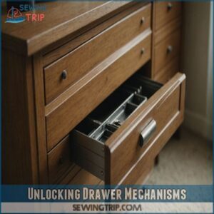 Unlocking Drawer Mechanisms