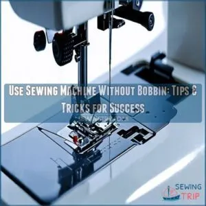 use sewing machine without bobbin