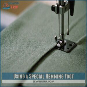 Using a Special Hemming Foot