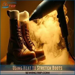 Using Heat to Stretch Boots