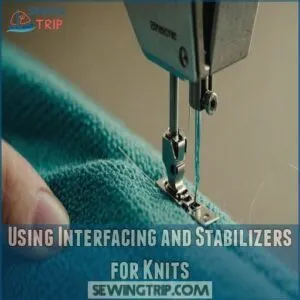 Using Interfacing and Stabilizers for Knits