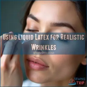 Using Liquid Latex for Realistic Wrinkles