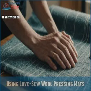 Using Love-Sew Wool Pressing Mats