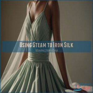 Using Steam to Iron Silk